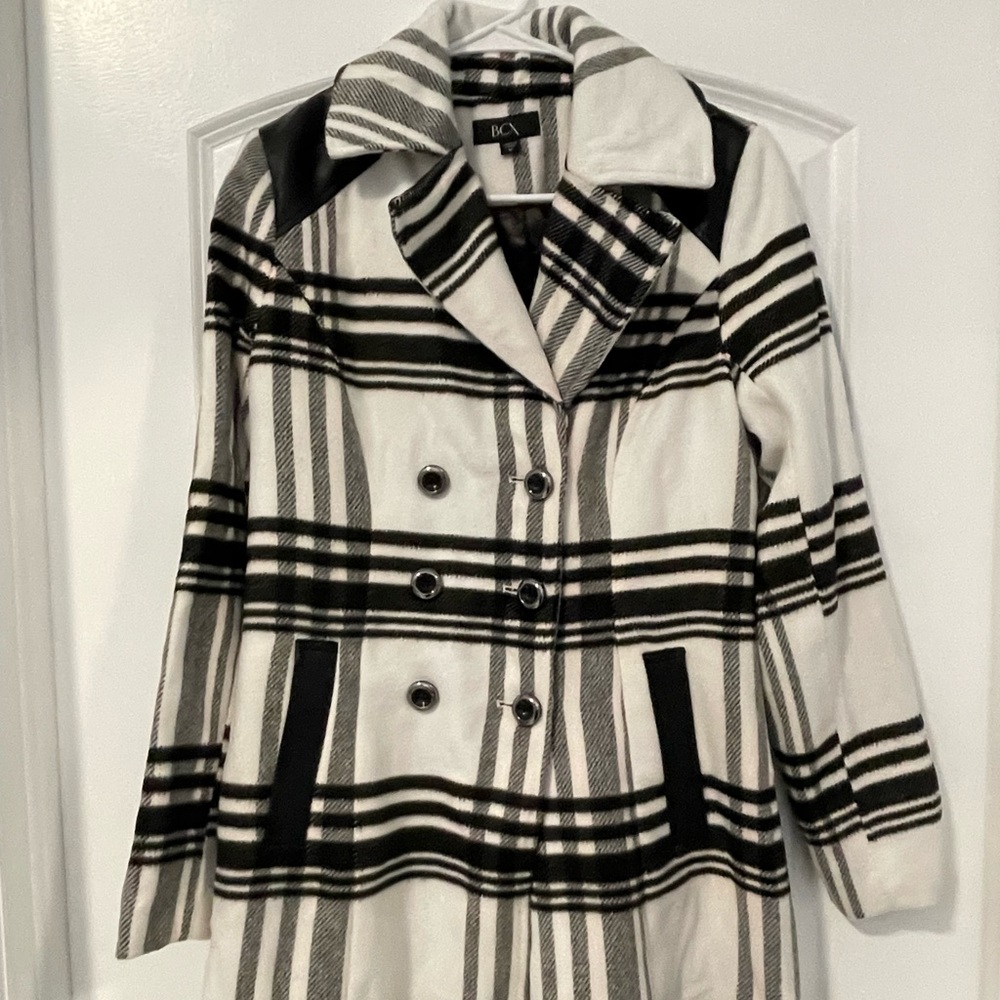 Plaid winter coat
